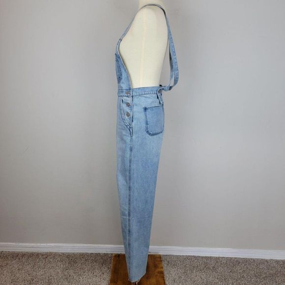 Joe's Captivate The Wide Leg High Rise Overall Jea - Picture 6 of 16